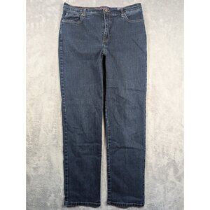 Gloria Vanderbilt Amanda Jeans Womens Size 12 Denim Straight Mom Comfort Casual